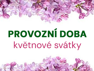 1. 5. a 8. 5. 2026: ZAVŘENO